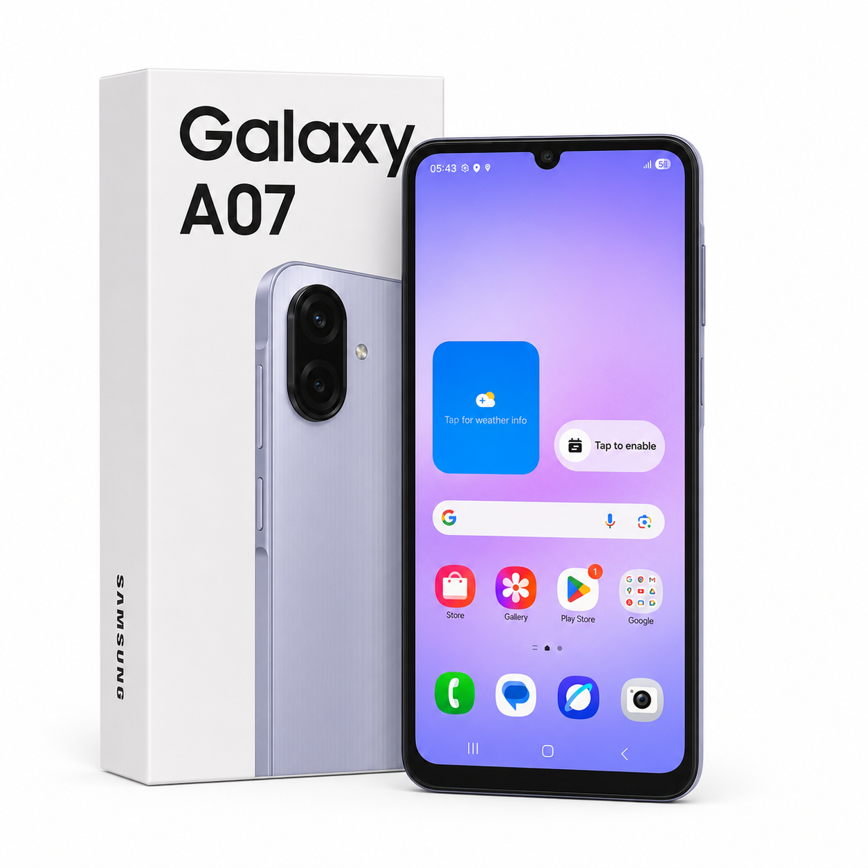 Samsung Galaxy A07 — Écran 6,7" 90Hz | 5000mAh | 50MP | 128+4Go | Livraison Gabon | Kadmarket